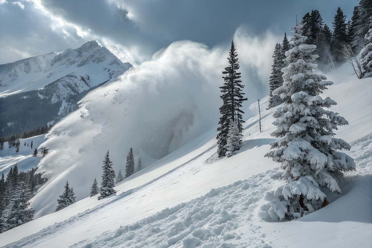 avalanche nature snow winter 9249301